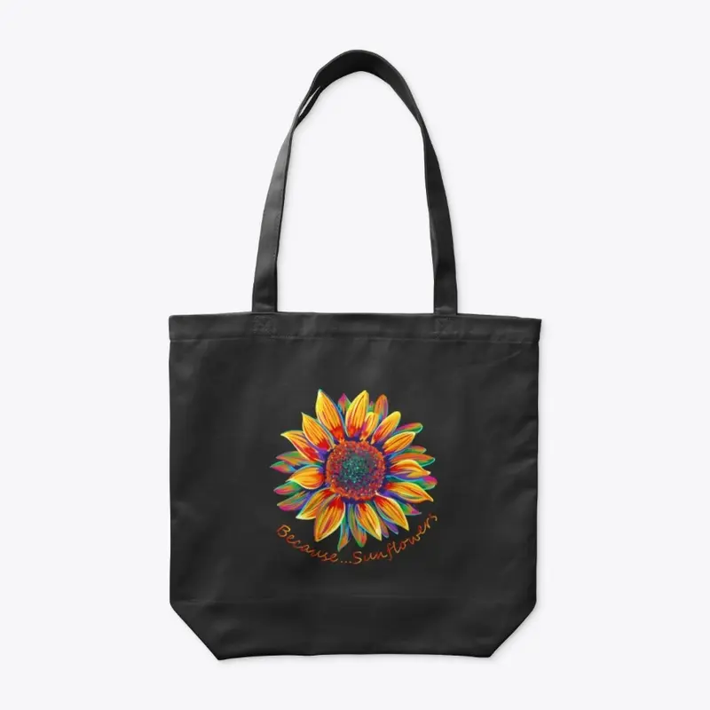 Sunflowers "Painted Sunflower" Tote