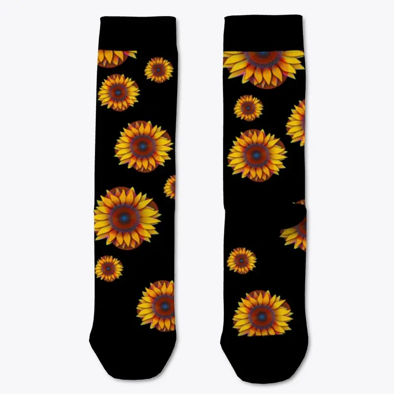 Sunflowers "Trippy Sunflower" Socks